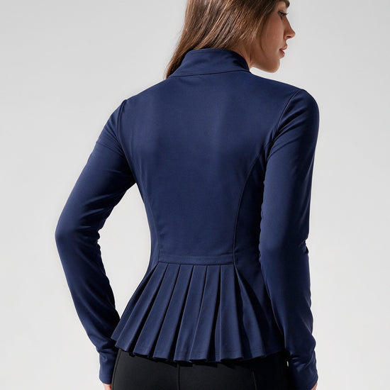 Lightweight Zip Up Stand Collar Jacket - Fisoew