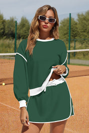 Womens Green High Waisted Tracksuits Fisoew - Fisoew