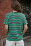 Crew Neck Striped Short Sleeve T-Shirts