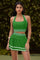 Womens Green 2 Piece Tennis Skirt Sets Fisoew - Fisoew