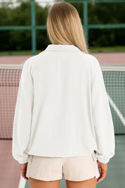 Women White UPF 50+ Lightweight Windbreaker Jacket Fisoew - Fisoew