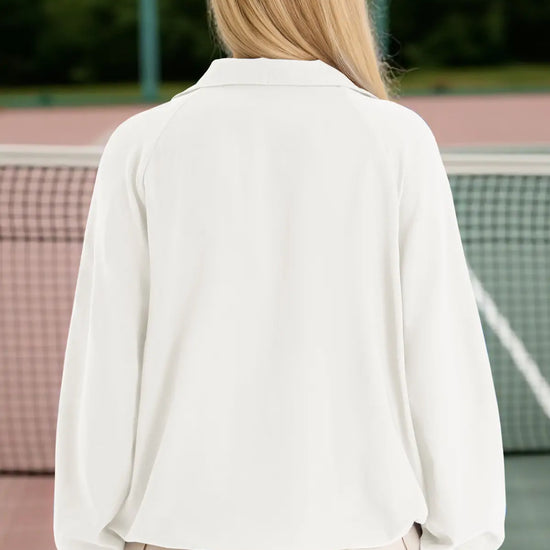 Women White UPF 50+ Lightweight Windbreaker Jacket Fisoew - Fisoew
