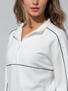Long Sleeve Zipper Knitted Sweatshirts