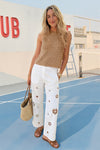 Fisoew Women's Khaki Boho Crochet Sweater Vest - Fisoew